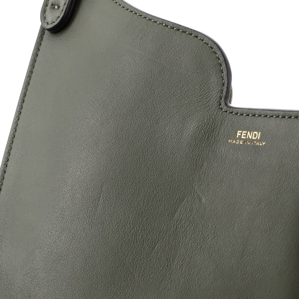 Fendi Mini Bustine 3 Pockets Crossbody Bag Leather - Picture 6 of 7